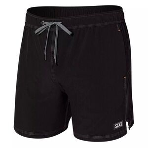SAXX Oh Buoy Black 2N1 Swim Shorts, Medium